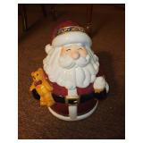 Holiday Decor Collection Featuring Santa Figurines and Accessories