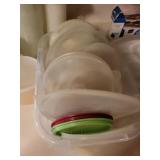 Collection of Vintage Tupperware Containers and Lids