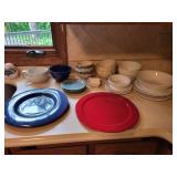 Mixed Collection of Ceramic and Glass Dinnerware
