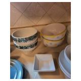 Mixed Collection of Ceramic and Glass Dinnerware