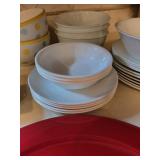 Mixed Collection of Ceramic and Glass Dinnerware
