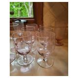 Collection of Lavender and Aqua Glassware