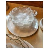 Collection of Glass Serving Dishes and Decorative Plates