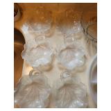 Collection of Glass Serving Dishes and Decorative Plates
