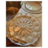 Collection of Glass Serving Dishes and Decorative Plates