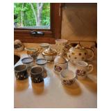 Collection of Vintage Porcelain Tea and Tableware