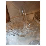 Set of Vintage Crystal Glassware and Dish Collection