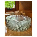 Centura by Corning Dinnerware Set with Plates, Bowls, and Mugs