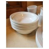 Centura by Corning Dinnerware Set with Plates, Bowls, and Mugs