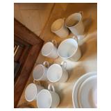 Centura by Corning Dinnerware Set with Plates, Bowls, and Mugs