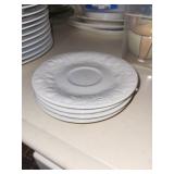 Assorted Set of Mugs, Colorful Dinner Plates, White Floral Plates, Calla Lily Plates, and Saucer Plates