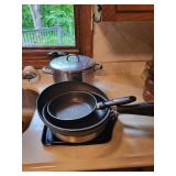 Collection of Assorted Cooking Pans and Pot Set