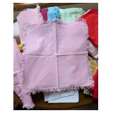 Collection of Assorted Cloth Napkins with Varied Designs