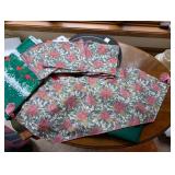 Collection of Holiday and Floral Themed Textiles