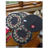 Collection of Holiday and Floral Themed Textiles