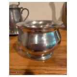 Set of 5 Vintage Woodbury Pewter Pitcher and Serving Pieces