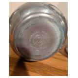 Woodbury Pewter Tea and Creamer Set with Black Handle