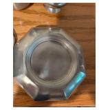 Set of 4 Scandinavian Pewter Pieces with Norway Marks