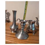 Artisan Pewter Tea and Tableware Set - 5 Pieces