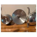 Artisan Pewter Tea and Tableware Set - 5 Pieces