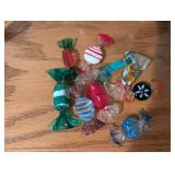 5-Piece Norway, Etc Pewter with Glass Candy Accents