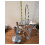 Set of 6 Pewter Tableware Pieces Including Woodbury Pewter