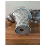 Set of 6 Pewter Tableware Pieces Including Woodbury Pewter