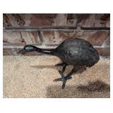 Vintage Iron Crane Sculpture