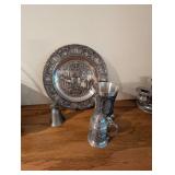 Collection of Vintage Decorative Pewter Items