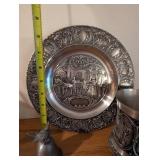 Collection of Vintage Decorative Pewter Items