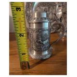 Collection of Vintage Decorative Pewter Items