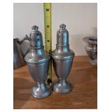 Set of 5 Vintage Pewter Dining Tableware Accessories