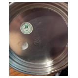 Set of 3 Vintage Pewter Tankard Mugs with Lids