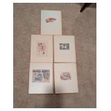 Set of 5 American Heritage Magazines