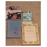 Collection of 4 Craft Books: Needlework, Papercraft, and More