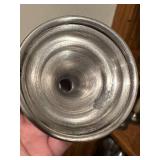 Pewter Pitcher and Colonial Goblet Set - 5 Pieces