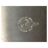 Set of 6 Vintage Pewter Plates Assorted Designs incl. Norway