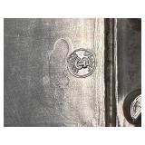 Set of 6 Vintage Pewter Plates Assorted Designs incl. Norway