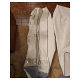 Set of 3 Hanging Clothing Garment Bags with Blue Trim