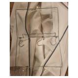 Set of 3 Hanging Clothing Garment Bags with Blue Trim