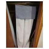 Set of 3 Hanging Clothing Garment Bags with Blue Trim