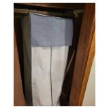 Set of 3 Hanging Clothing Garment Bags with Blue Trim