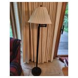 Vintage Floor Lamp with Pleated Shade