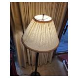 Vintage Floor Lamp with Pleated Shade