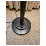 Vintage Floor Lamp with Pleated Shade