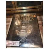 Vintage Pewter Collection: Goblets, Trophy, and Book