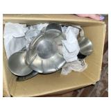 Vintage Pewter Collection: Goblets, Trophy, and Book