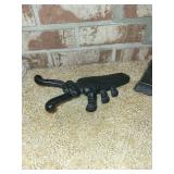 Vintage Iron Fireplace Tool Set with Cast Iron Boot Jack