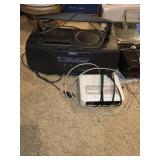 Sony CFD-V10 CD Radio Cassette-Corder and Sangean Bluetooth Radio Set