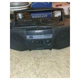 Sony CFD-V10 CD Radio Cassette-Corder and Sangean Bluetooth Radio Set